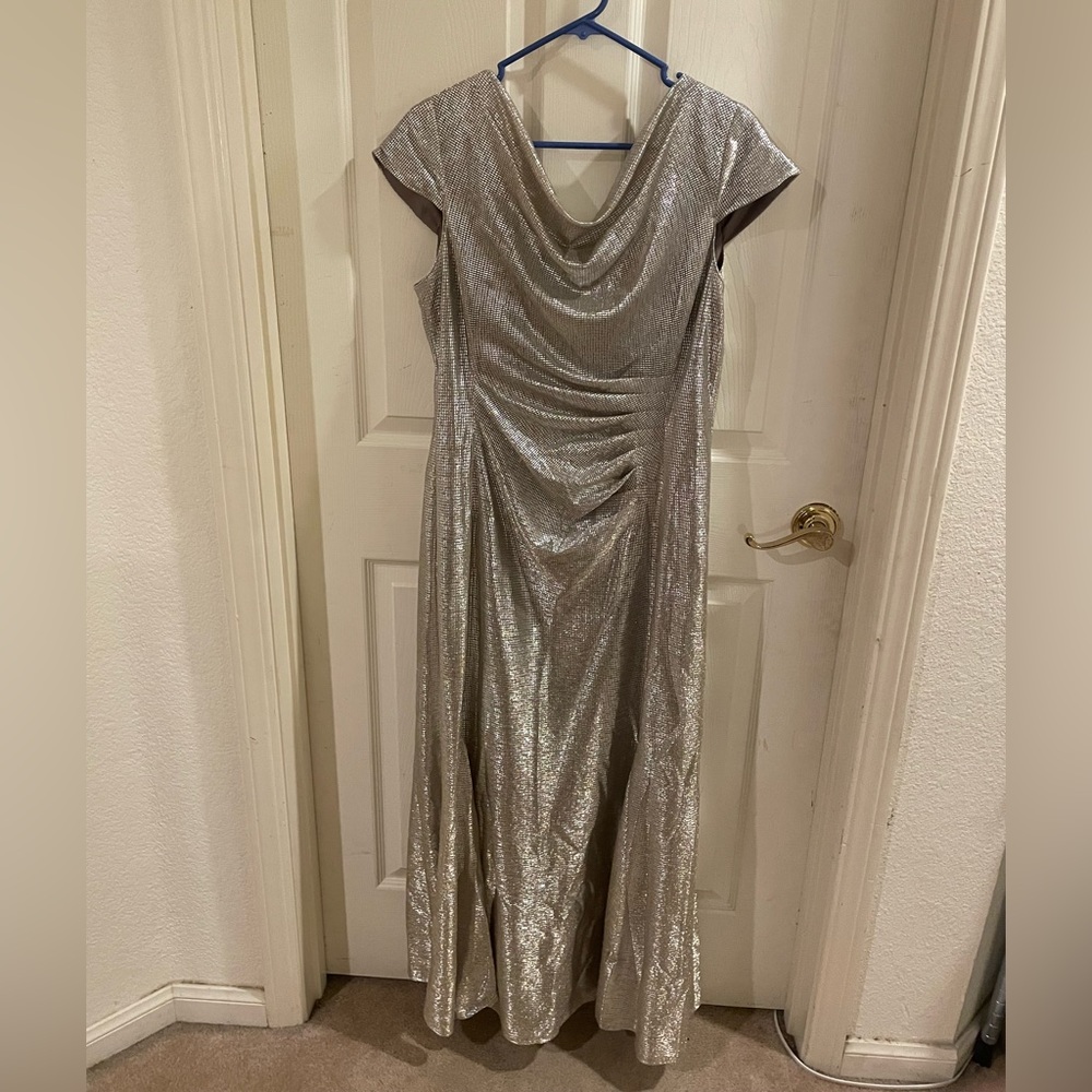 Tahiti ASL floor length cowl neck dresss